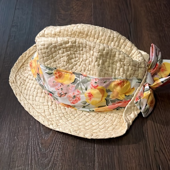 Janie & Jack Straw Hat0-6M - Picture 2 of 3